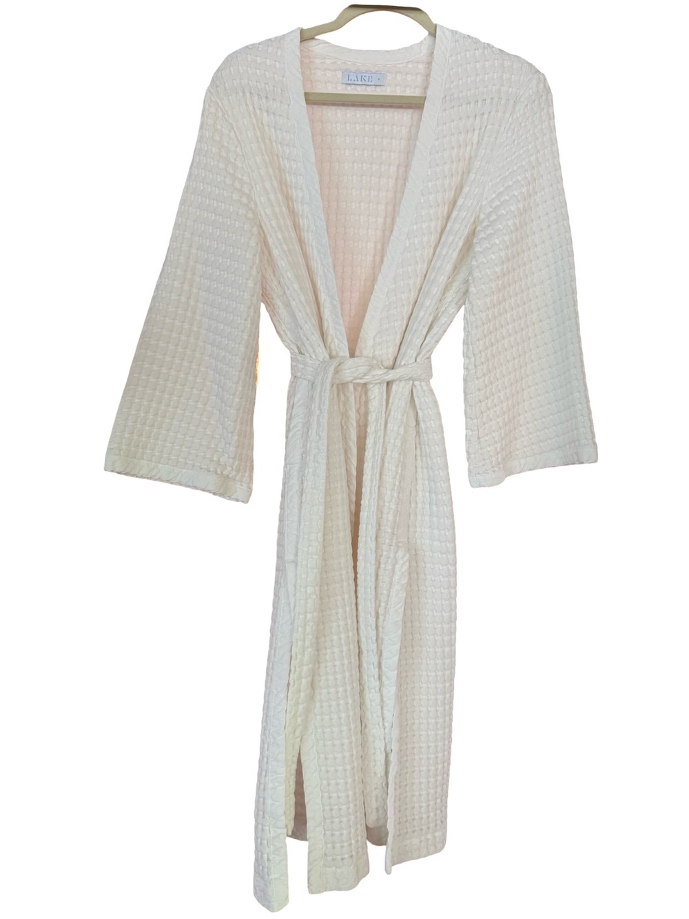 Lake Waffle Robe White
